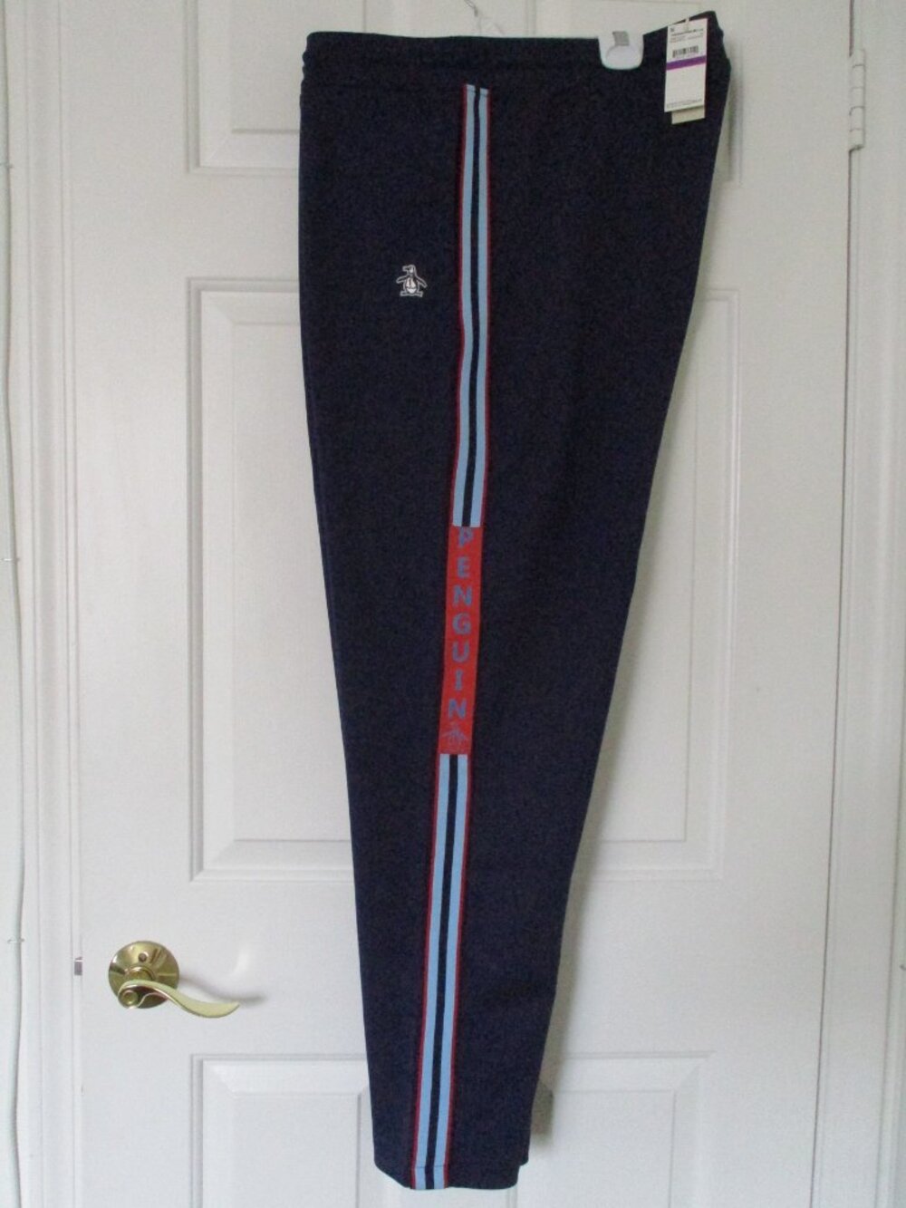 Penguin by Munsingwear Mens Navy Elastic Leisure Pant NWT 41W-45W or XXL Slim